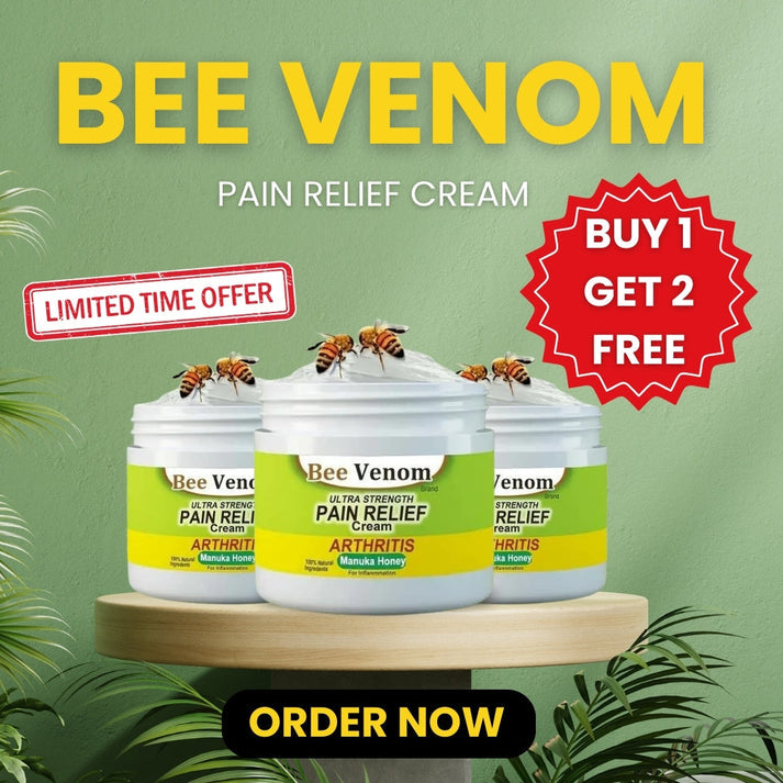 BeeTherapy™ #1 Bee Venom Pain Relief Cream (Buy 1 Get 2 Free 🔥)
