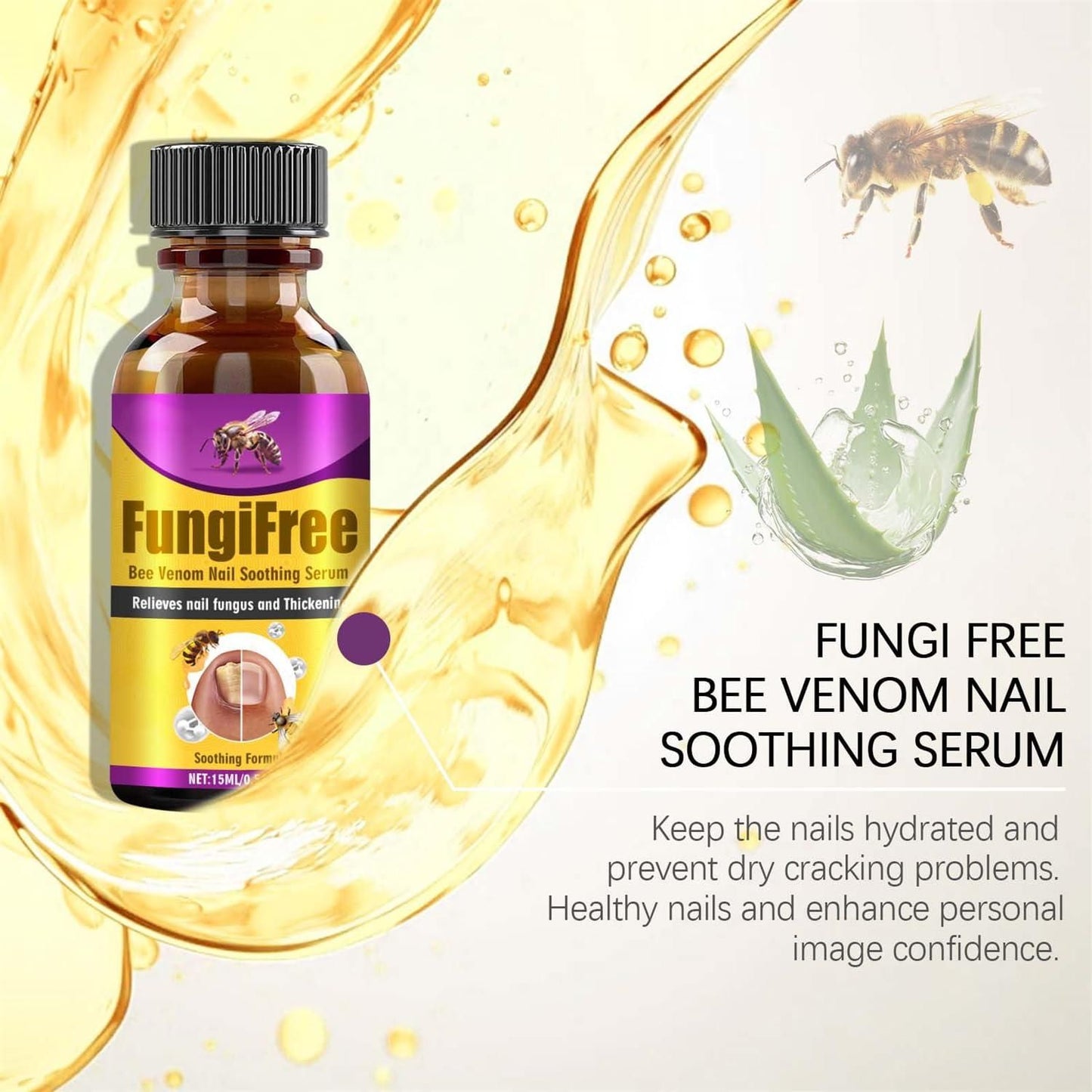 FungiFree™️ Bee Venom Nail Treatment Solution Serum