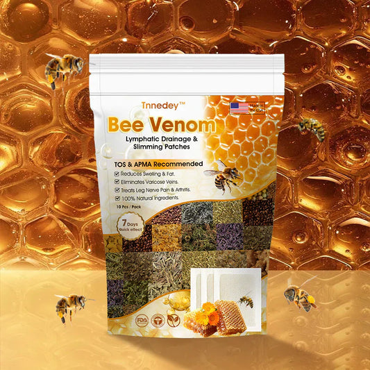 Bee Venom Lymphatic Drainage & Slimming Foot Patches (Pack of 10)🌿👣